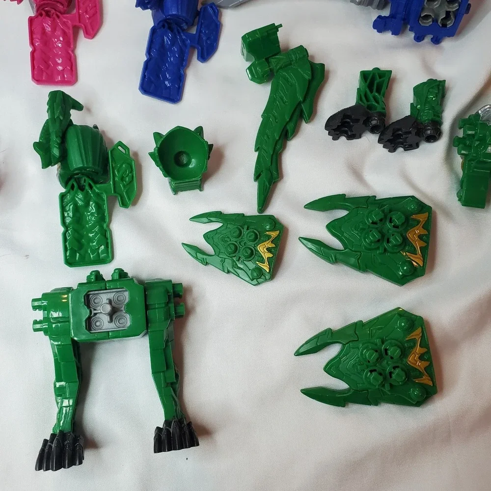 Huge Bandai DX Megazord Power Rangers Dino Fury Sentai Ryusoulger Kishiryu Lot
